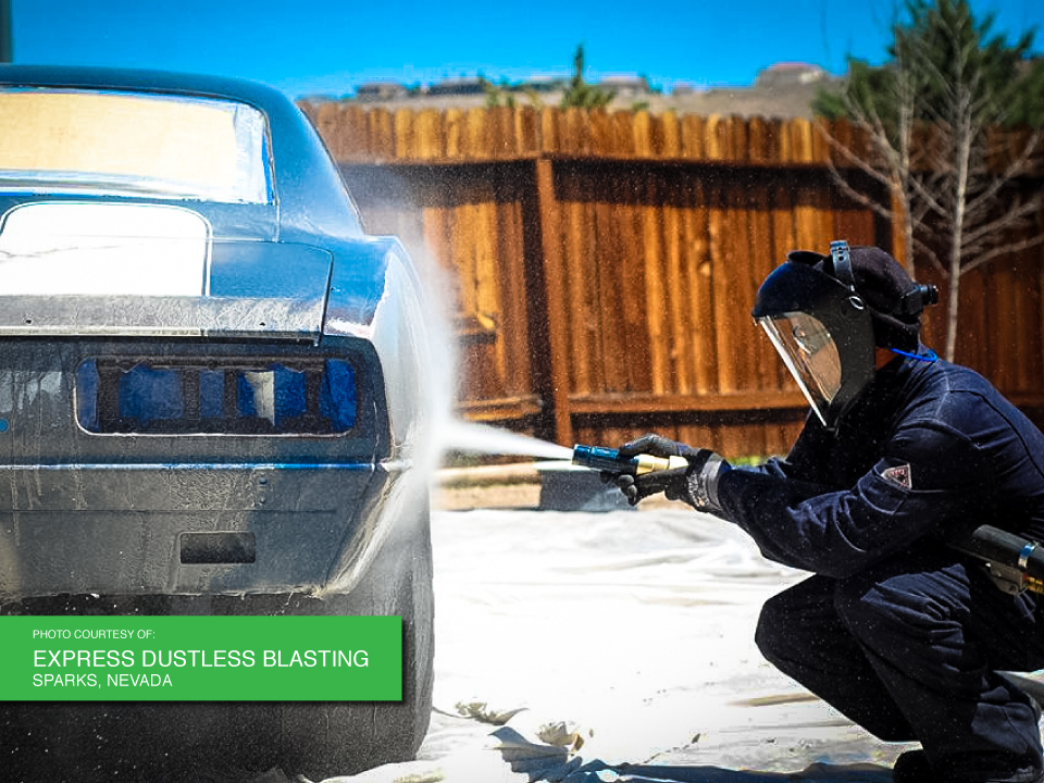 Szemcseszóró berendezés